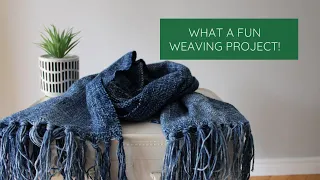 Weaving an EASY and BEAUTIFUL Scarf on a Rigid Heddle Loom | A Perfect Beginner Project
