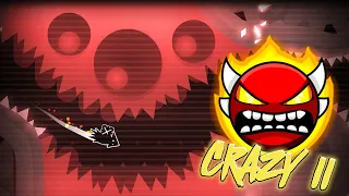 О ДАА! МОЙ ПЕРВЫЙ ИНСЕЙН ДЕМОН!!! БЕЗУМИЕ ПРОДОЛЖАЕТСЯ (Crazy II)! ► Geometry Dash #56