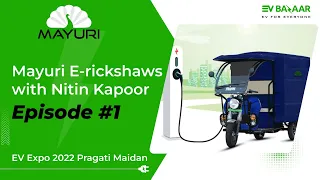 Mayuri E-rickshaws | New Vehicles on Display at the EV India Expo