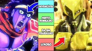 Avaliando TODOS os Stands de JoJo Stardust Crusaders - Tier List