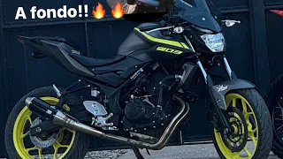 Prueba a fondo Yamaha mt03 con escape Paolucci stage 3🔥