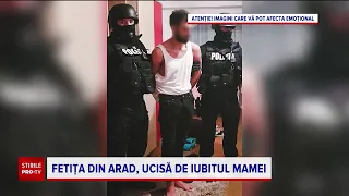 Filmul crimei din Arad. Bărbatul a ucis-o pe fetiță în aceeași zi în care iubita îi năștea fiul