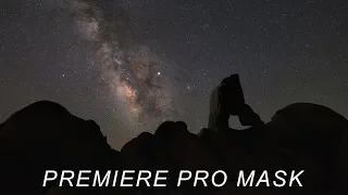 Using Adobe Premiere Pro to Mask a time lapse with an image
