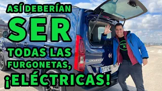 Así DEBERÍAN ser TODAS las FURGONETAS ¡¡ELÉCTRICAS!! Nueva FIAT e DOBLO de PASAJEROS Prueba MOTORK