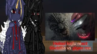 Heisei kajiu react godzilla vs gigan rex