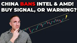 China BANS Intel & AMD - Big TECH At RISK? (Daily Recap + My Trades)