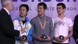 Worlds 2013 Men FP small medal ceremony