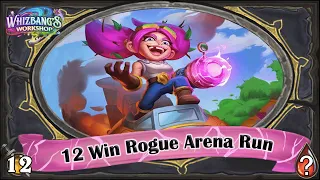 Aoe In Rogue?! 12 Win Gnomelia Rogue Hearthstone Arena Run