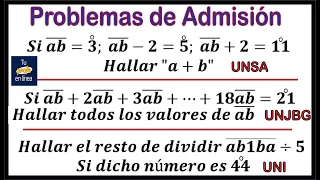 DIVISIBILIDAD: Problemas de Admisión UNI, UNSA, UNJBG