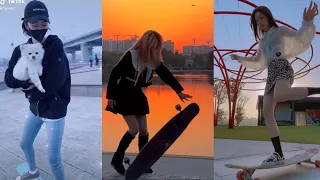 [抖 音] TIKTOK China - Longboard/Skateboard Dance Moment Compilation 2022 #10