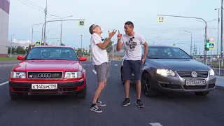 Ильдар vs Академег! Гонка Passat B6 и Audi S4.