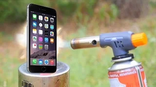 ЧТО БУДЕТ ЕСЛИ ПОДЖЕЧЬ IPHONE ГАЗОВОЙ ГОРЕЛКОЙ ???!!