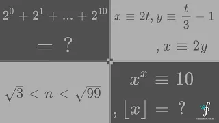 4 Relaxing Algebra Problems.