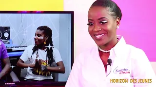 Samantha Colas Miss Haïti 2018 Yon Ti koze sou plateau Horizon des Jeunes Show