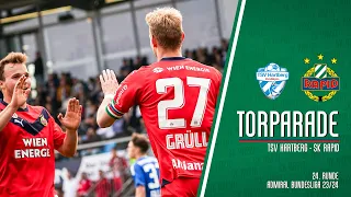 Grün-Weiße Torparade: TSV Hartberg - SK Rapid