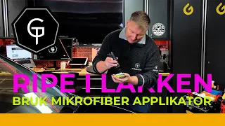 Fjern dypere riper med mikrofiber håndapplikator