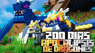 Sobreviví 200 días En Un Apocalipsis de Dragones 2 En Minecraft HARDCORE... Esto fue lo que pasó (4)