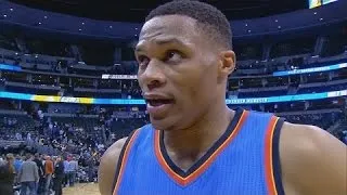 Russell Westbrook Postgame Interew | Thunder vs Nuggets | November 25, 2016 | 2016-17 NBA S