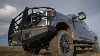 Fab Fours BLACK STEEL ELITE Ranch Style Bumpers