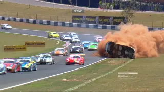 Assista ao forte acidente de Pedro Piquet na etapa de Goiânia da Porsche GT3 Cup