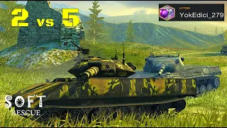 Sheridan & Leopard 1: 6200 Damage [2 vs 5 ]Carry - WoT Blitz -