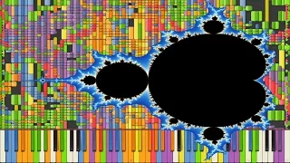 [Black MIDI] Synthesia – Fractal Images 1 million ~ TheSuperMarioBros2