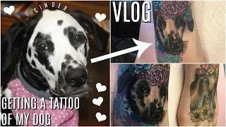 I Got A Tattoo of My Dalmatian | TATTOO VLOG #3