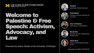 Palestine & Free Speech  Activism, Advocacy, and Law