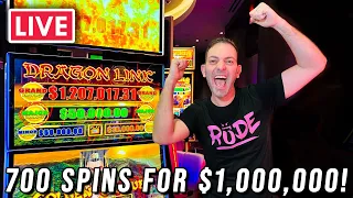 🔥 LIVE MASSIVE $125/Bet WIN! 🔥 $1,000,000 Dragon Link!