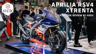 Something special 🤤 - Aprilia RSV4 Xtrenta 🔥| First look review from KNOX at EICMA 2022