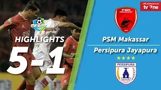 PSM Makassar VS Persipura Jayapura: 5-1 All Goals & Highlights