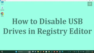 How to Disable USB Ports In Windows Using RegEdit | Disable USB Port in Registry Edit -The Tech Leaf