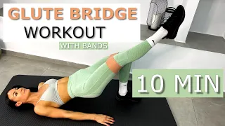 10 MIN GLUTE BRIDGE BURNOUT |  Floor Workout at Home, set your booty on fire