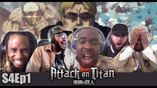Attack on Titan Season 4 Episode 1 "The Other Side of The Sea" REACTION/REVIEW