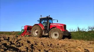 GR Kotla| Przygotowania i siewy 2021| Massey Ferguson 7495 | Claas 657 ares|