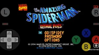 [Longplay] SNES - The Amazing Spider-Man Lethal Foes