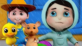 дождь дождь уйти | детский стишок | сезон дождей рифмы | Rain Rain Go Away | Russian Rhymes