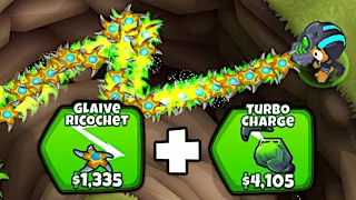 What If TURBO Charge Could Ricochet? (ULTIMATE Crosspathing In Bloons TD 6)