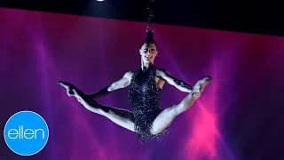 Aerialist Erin Blaire Stuns with Hair-Raising Performance