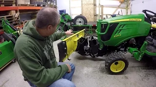 Deere 54 Quick Hitch Snow Blade Installation & Review
