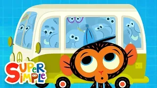 The Elephant Family's Van Is Too Small | Cartoon For Kids