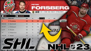 HUR BRA HADE 93 OVR PETER FORSBERG VARIT MED MODO I SHL? NHL 23 På Svenska