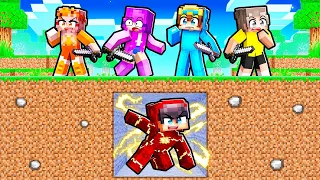 HUNTERS vs SUPERHERO SPEEDRUNNER in Minecraft!