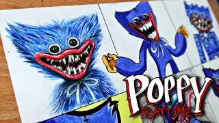 Drawing Huggy Wuggy in Different Styles | Poppy Playtime