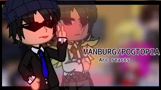 Pogtopia/Manburg Arc reacts to Quackity || 1/?? || DSMP || Gacha Club