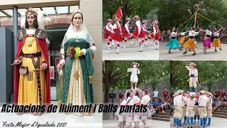 Actuacions de lluïment i Balls parlats - Festa Major d'Igualada 2021 (29/8/2021)