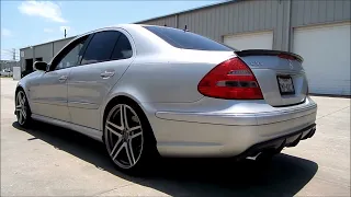 Mercedes E55 Long Tube Headers Sounds Insane