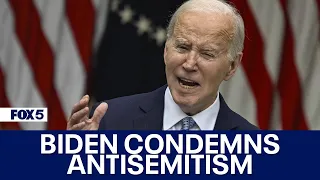 Biden condemns “ferocious surge” in antisemitism