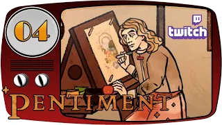 Pentiment - 🎨 Complete Walkthrough Live Lets Play #04 - Deutsch Twitch