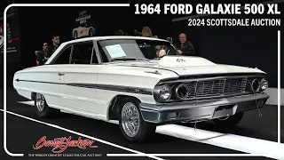 SOLD! Danny Koker's 1964 Ford Galaxie 500 XL - BARRETT-JACKSON 2024 SCOTTSDALE AUCTION
